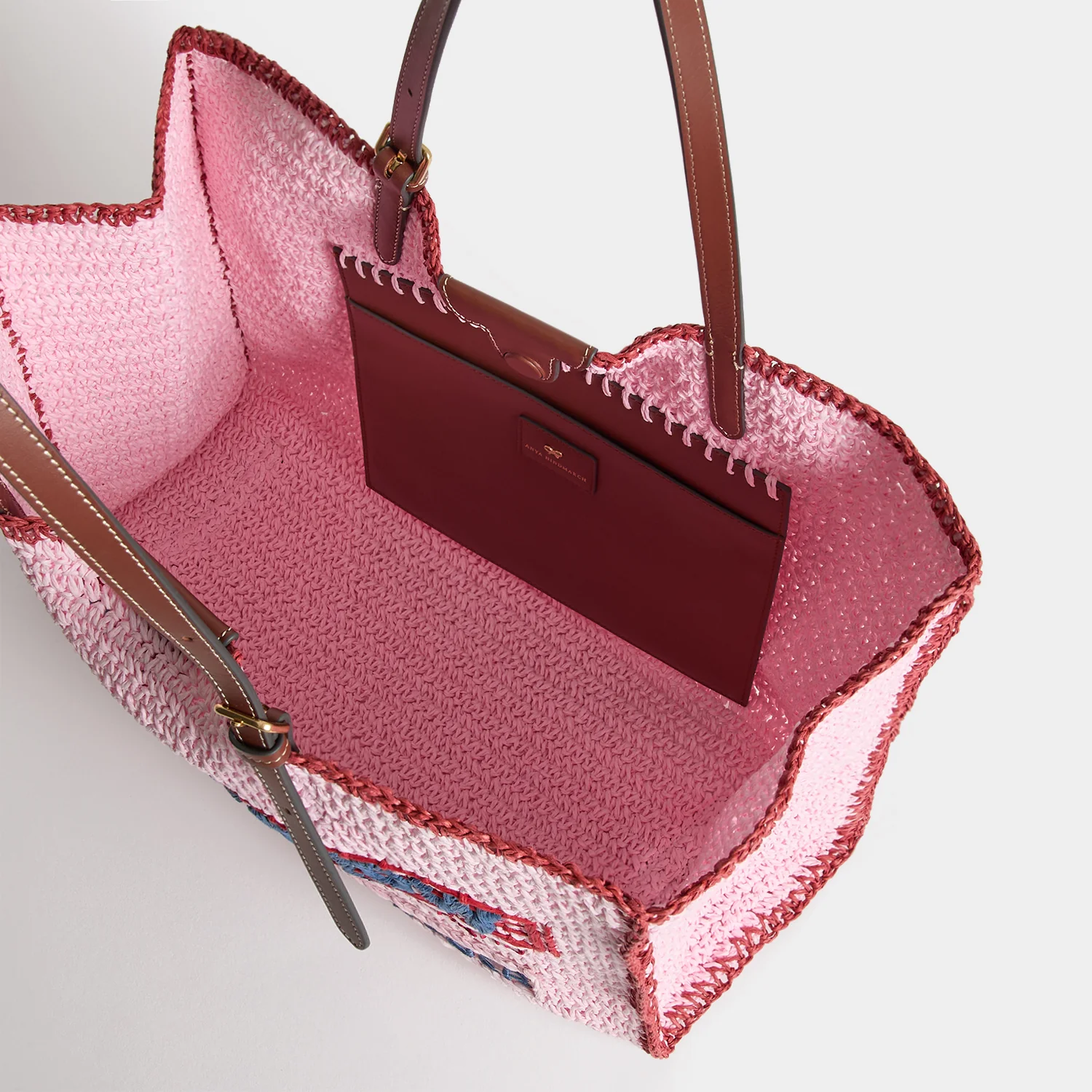 Anya Brands Sweet’N Low Raffia E/W Tote - Image 5