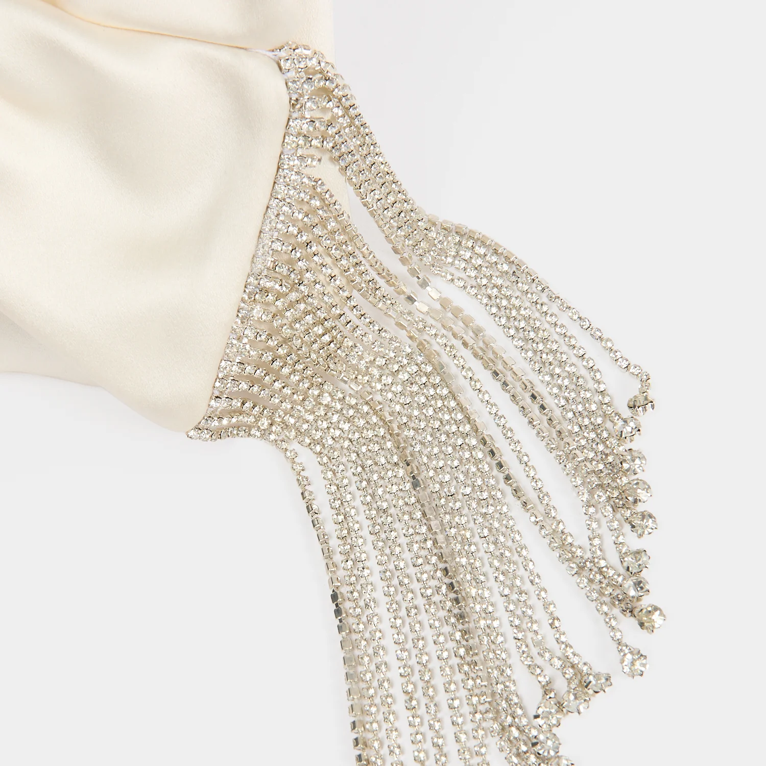Crystal Fringes Bow Clutch - Image 2