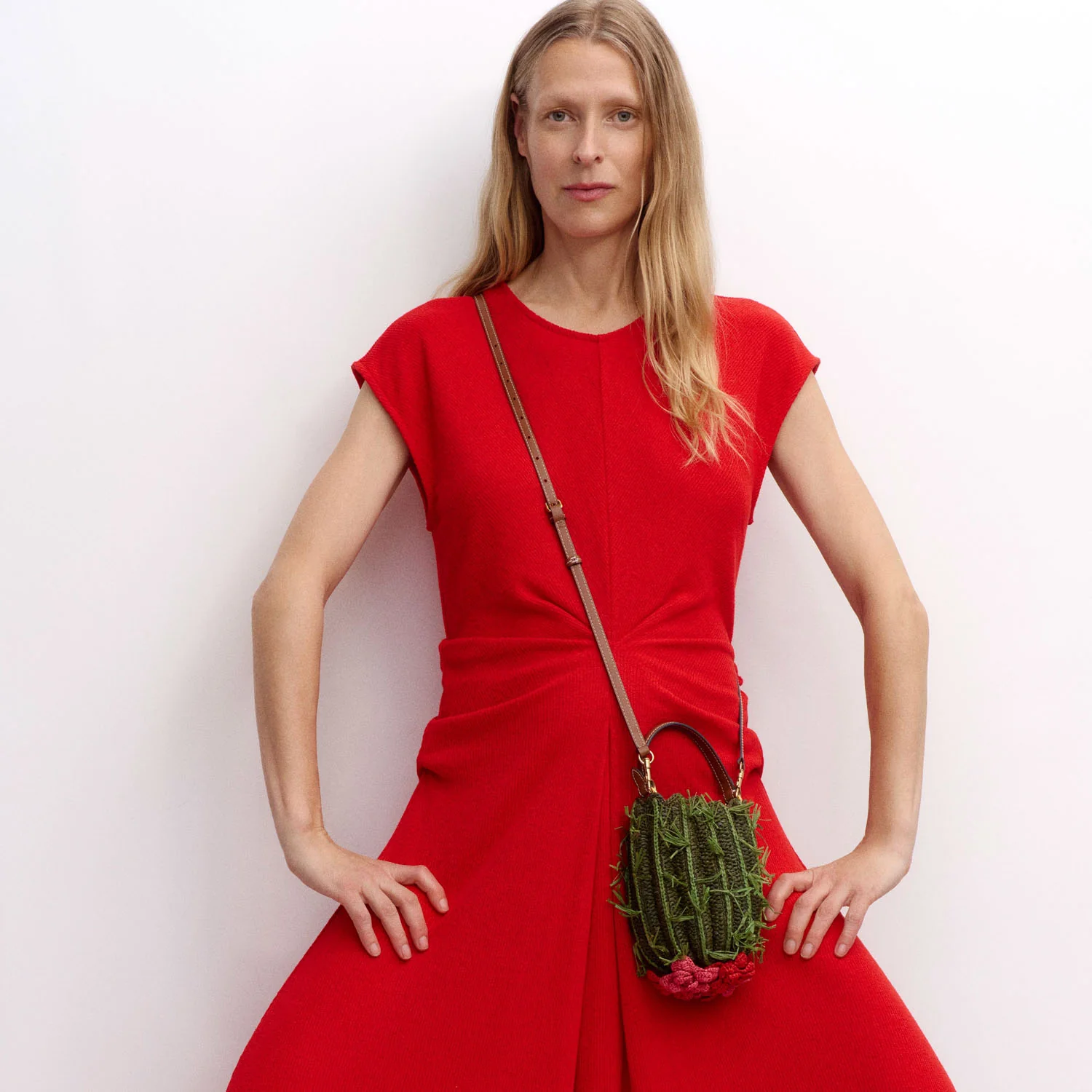 Raffia Cactus Cross-body - Image 2