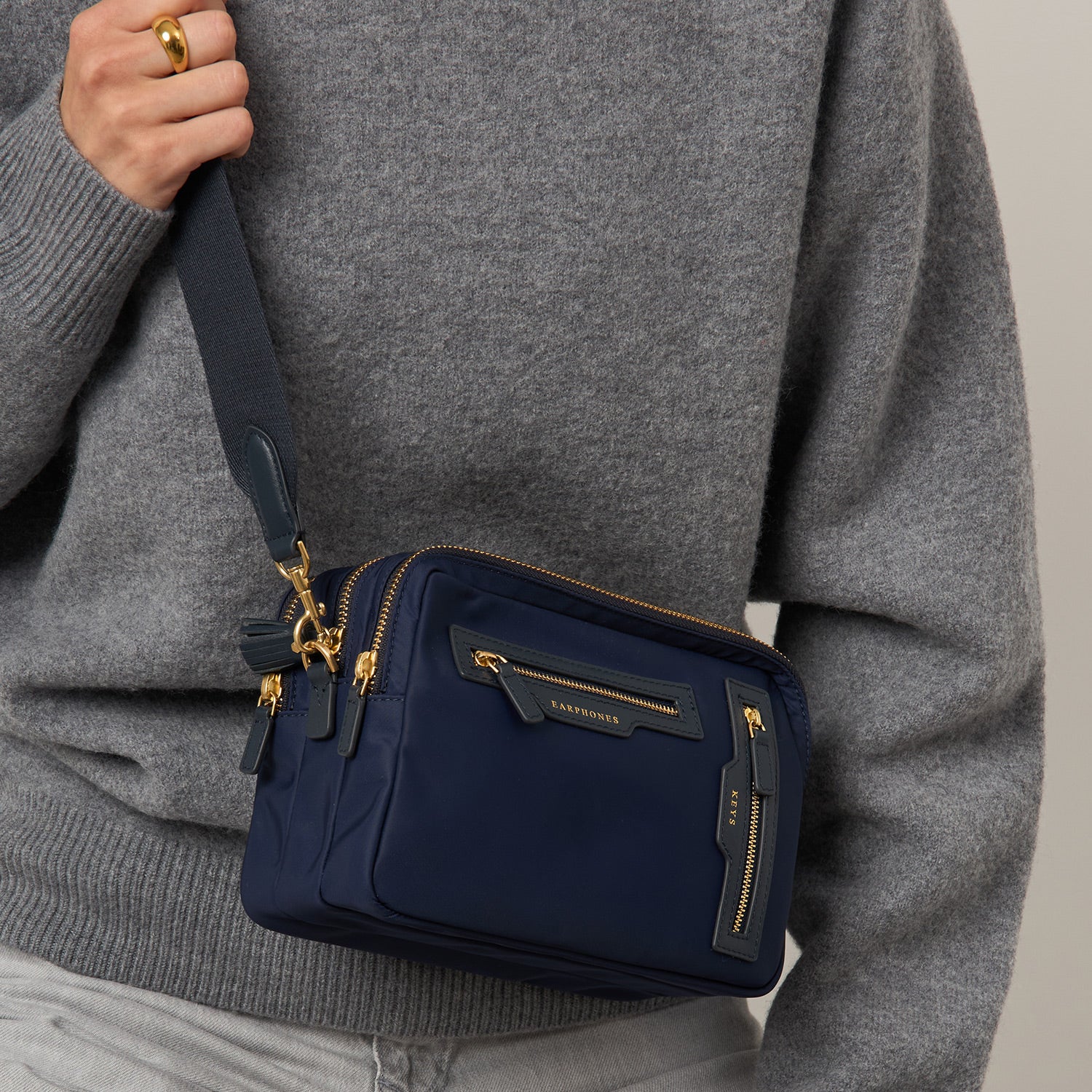 Triple Zip Cross-body - Image 2