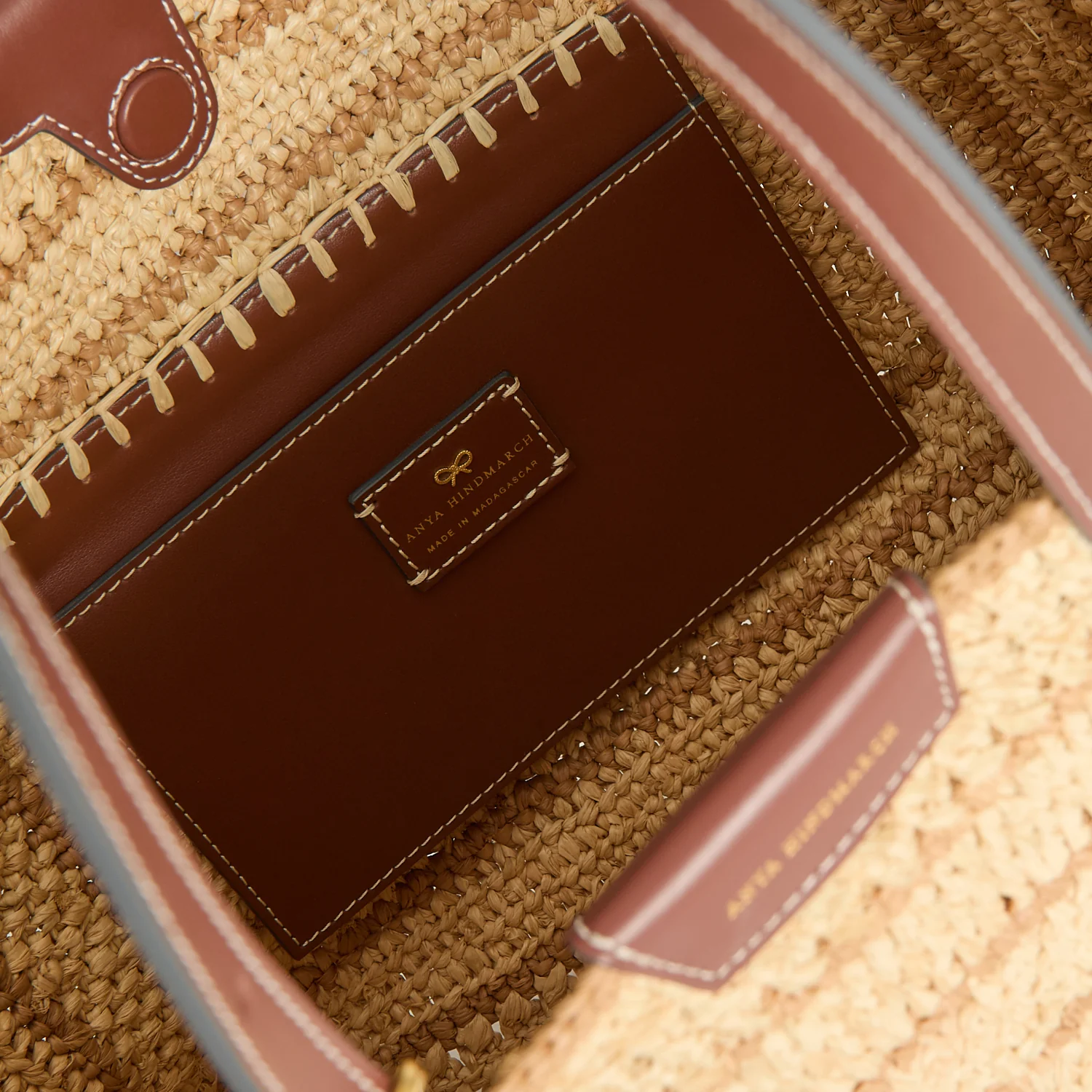 Raffia E/W Bow Tote - Image 10
