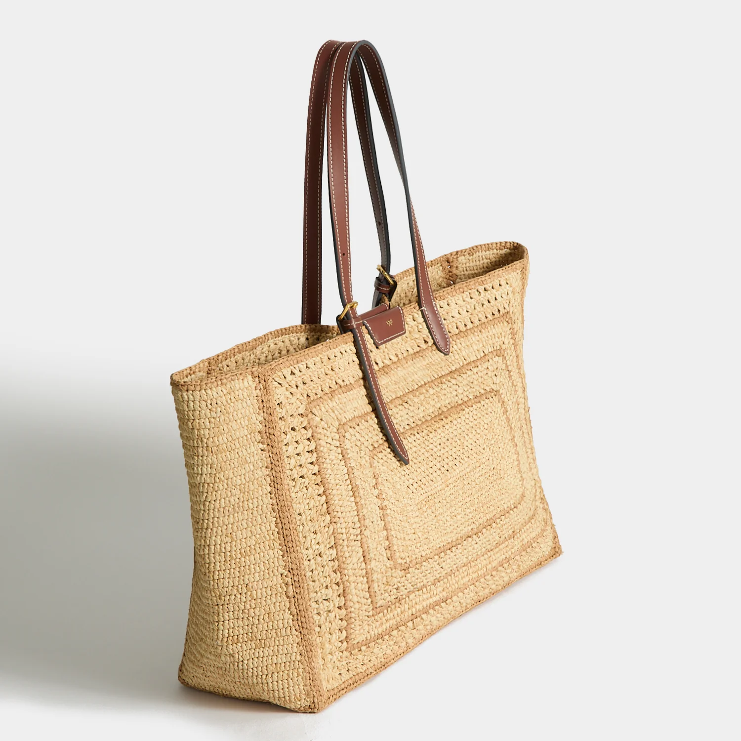 Raffia E/W Bow Tote - Image 4