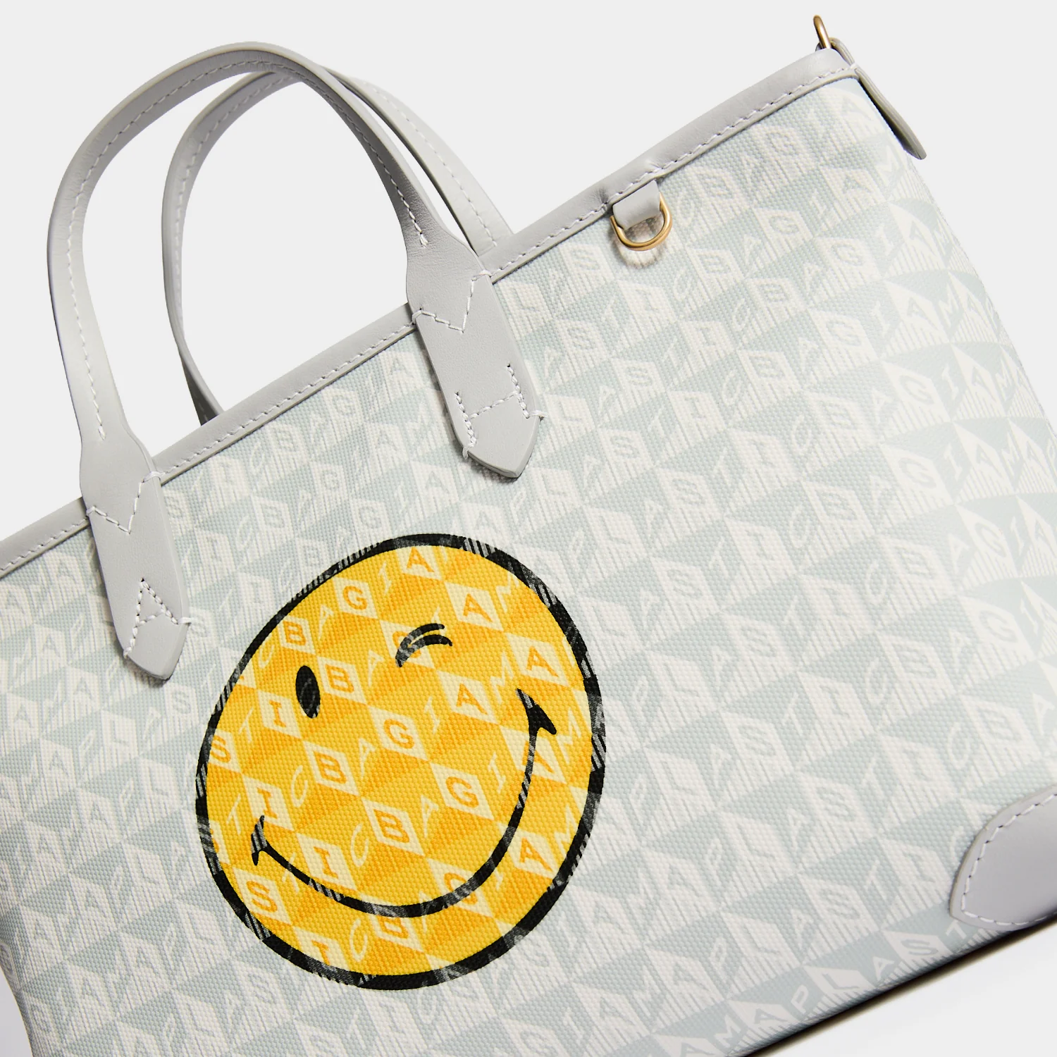 I Am A Plastic Bag XS Wink Zipped Cross-body Tote - Image 4