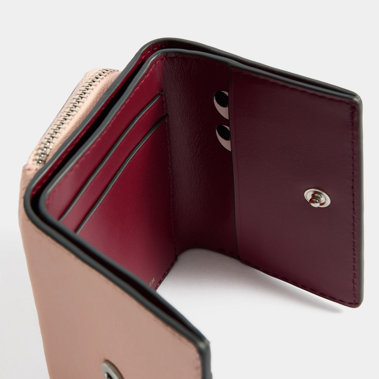 Peeping Eyes Mini Trifold Zip Wallet - Image 5