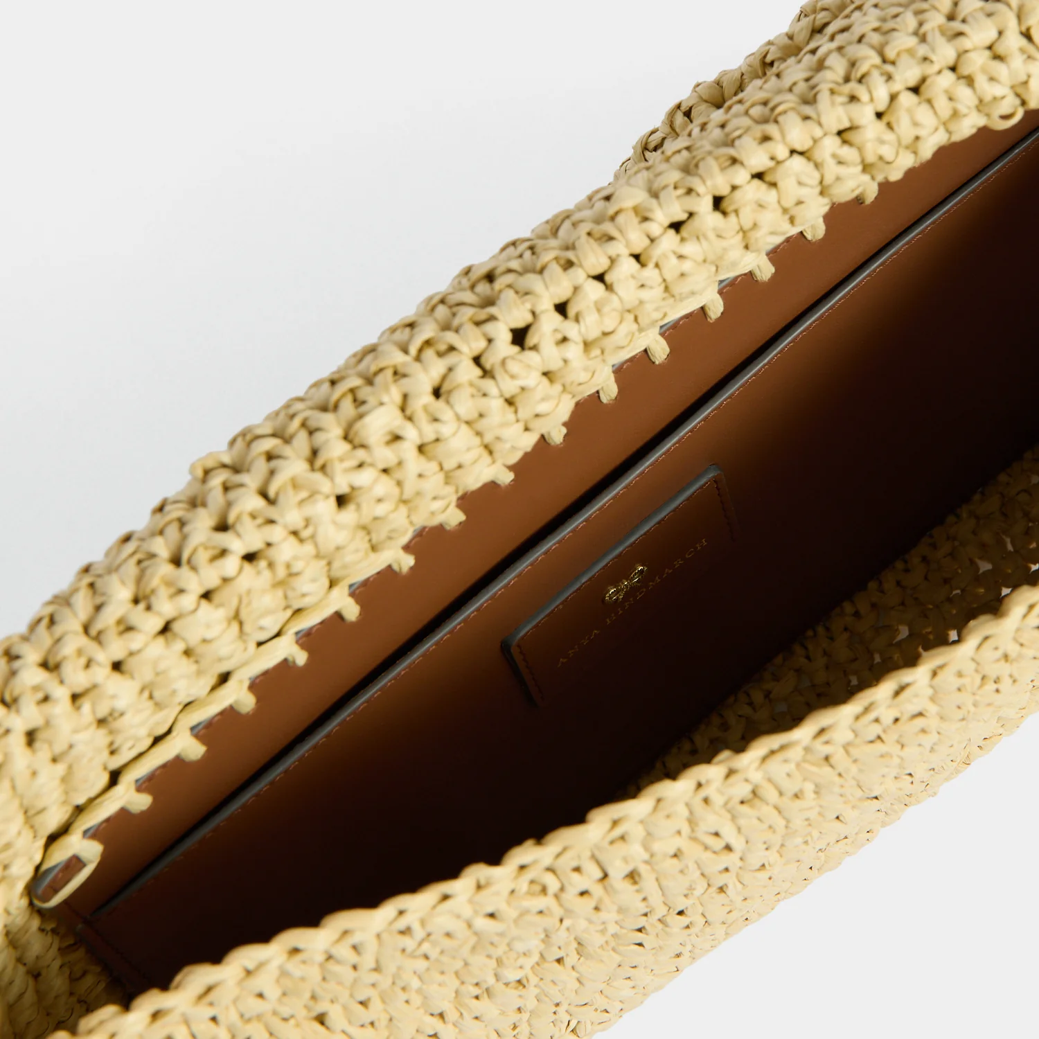 Oversized Raffia Bow Clutch - Image 6
