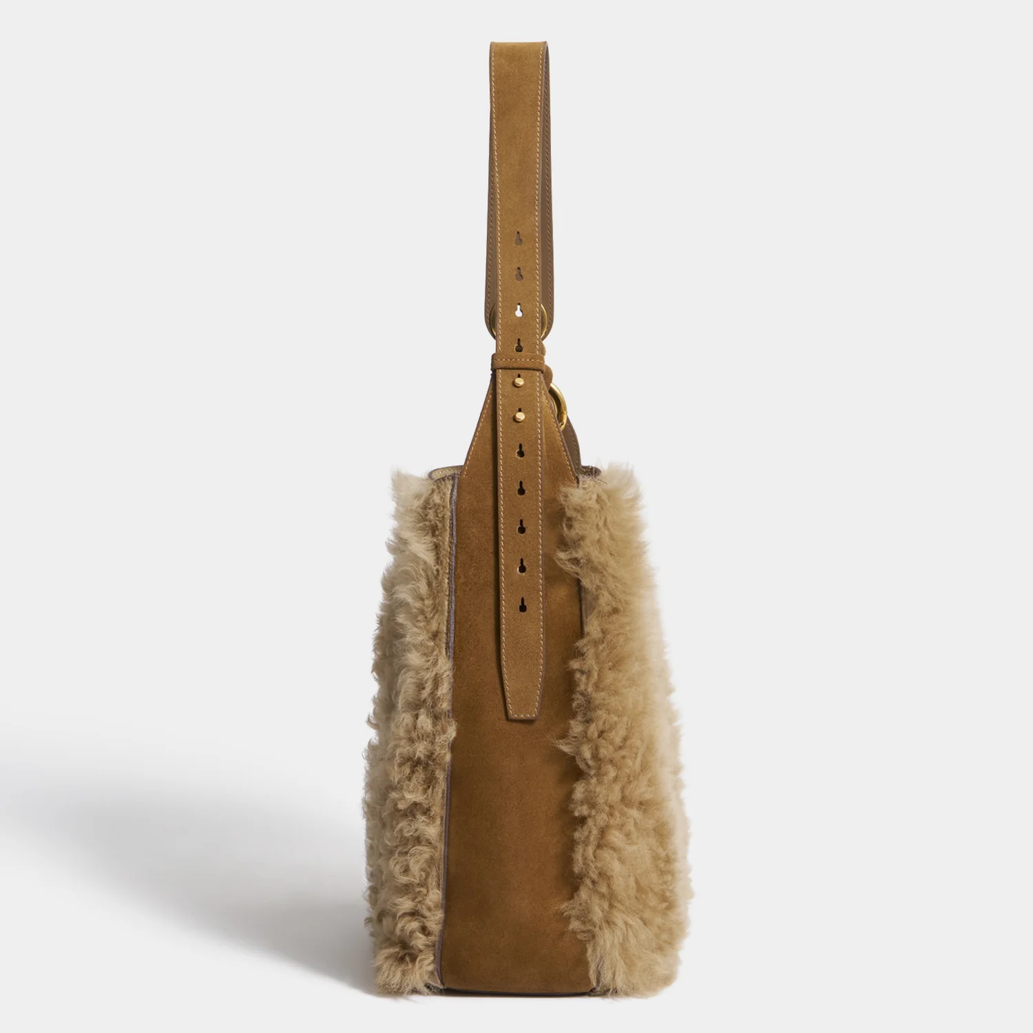 Ringo Shearling Shoulder Bag - Image 4