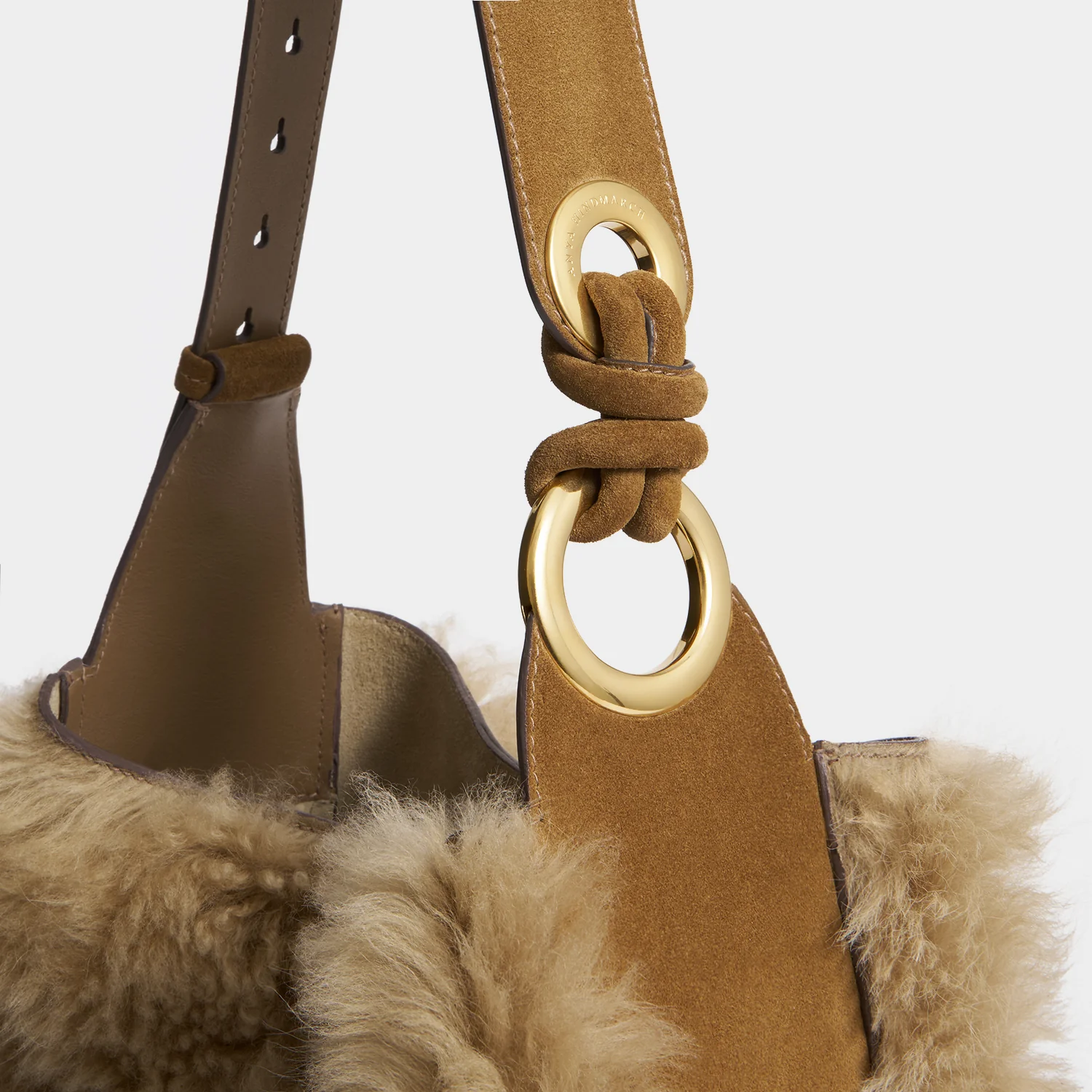 Ringo Shearling Shoulder Bag - Image 6