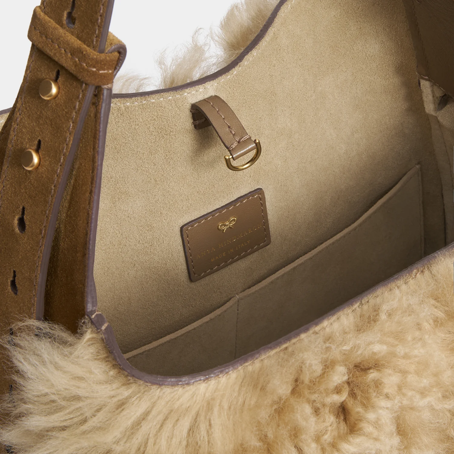 Ringo Shearling Shoulder Bag - Image 8