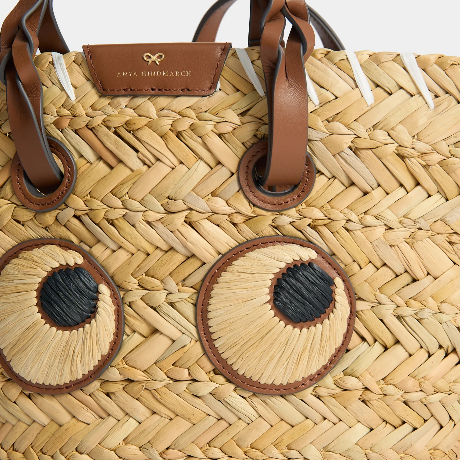 Small Paper Eyes Basket Bag - Image 3